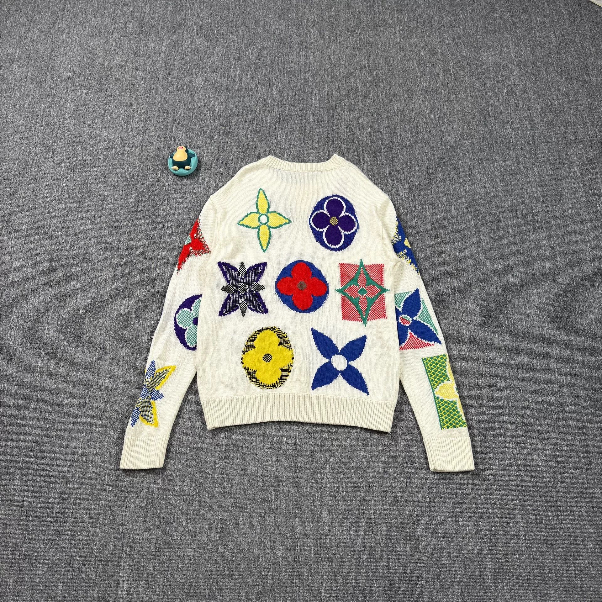 Louis Vuitton Louis Vuitton Multi Monogram Flower Sweater L Size US L / EU 52-54 / 3 - 3 Thumbnail