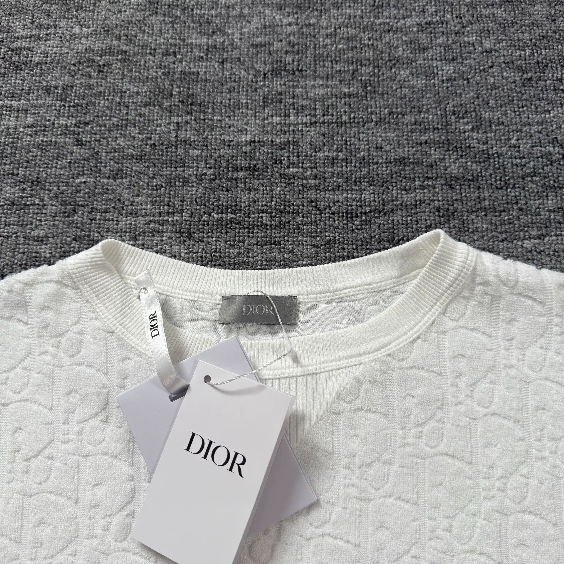 Dior Dior Oblique Terry T-Shirt Size XS Size US XS / EU 42 / 0 - 3 Thumbnail