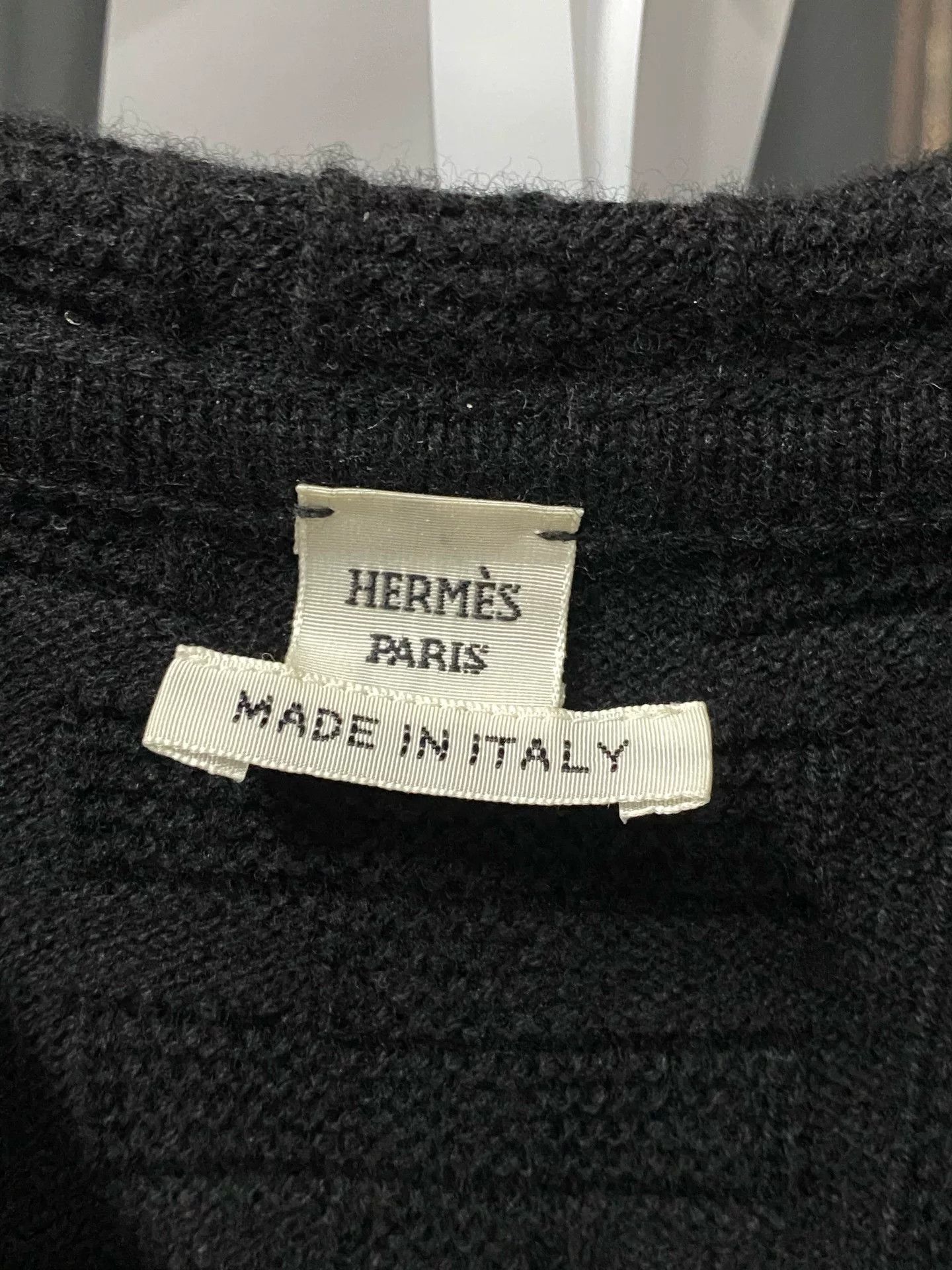 Hermes Hermès Textured Wool Sleeveless Hoodie Size 40 Size M / US 6-8 / IT 42-44 - 6 Thumbnail