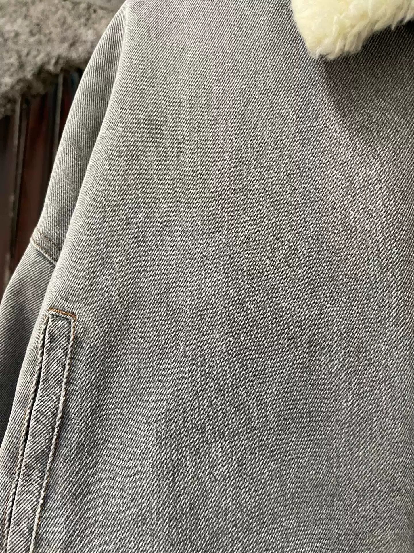 Miu Miu Miu Miu Shearling Lined Denim Jacket Size 38 Size XS / US 0-2 / IT 36-38 - 7 Thumbnail