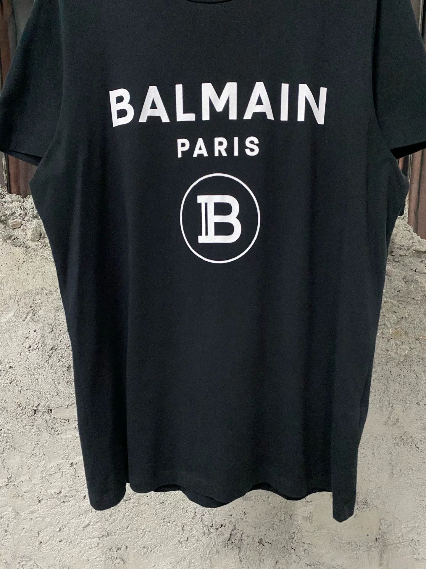 Balmain Balmain Logo Short Sleeve T-Shirt Size L Size US L / EU 52-54 / 3 - 5 Thumbnail