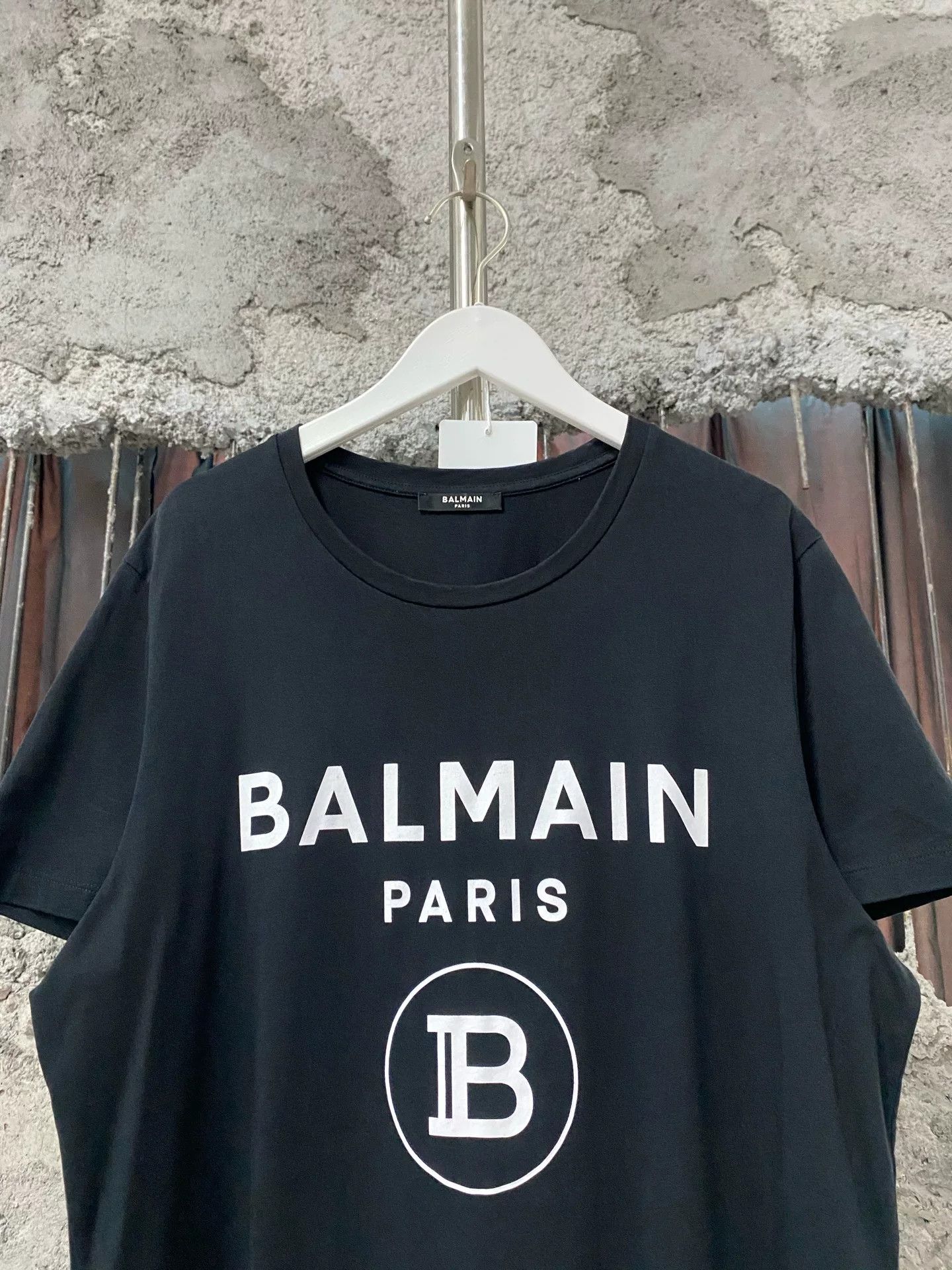 Balmain Balmain Logo Short Sleeve T-Shirt Size L Size US L / EU 52-54 / 3 - 4 Thumbnail