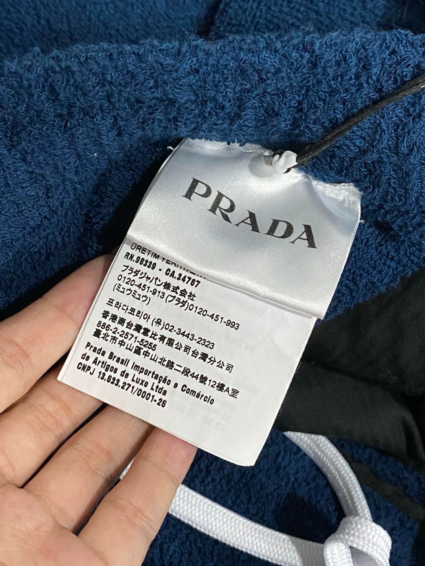 Prada Prada Terry Cloth Logo Shorts Size S Size US 30 / EU 46 - 7 Thumbnail