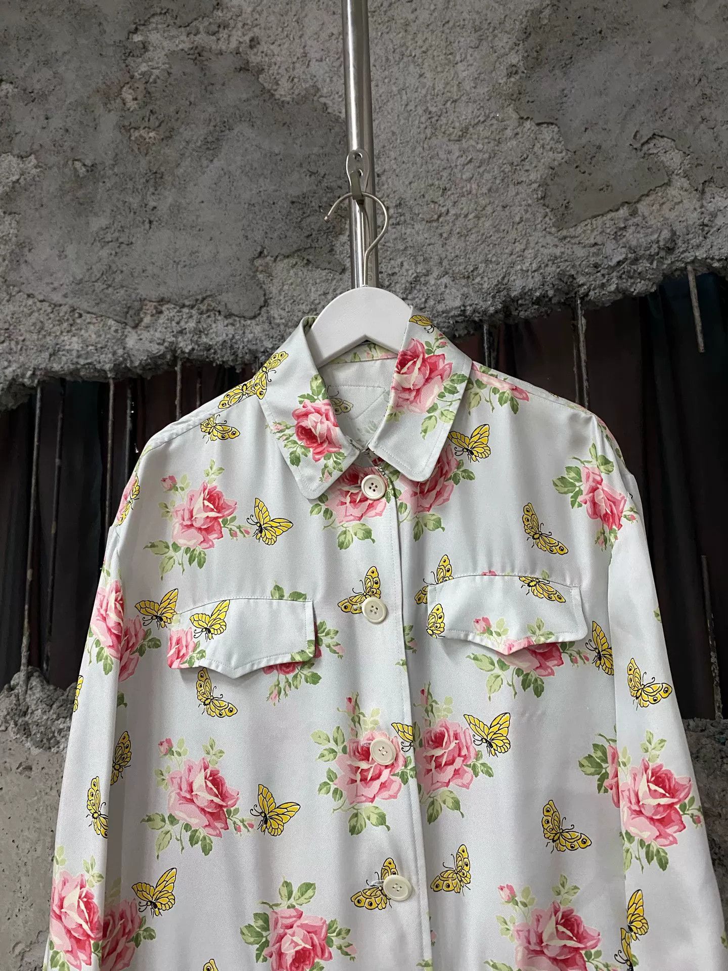 Prada Prada Floral Butterfly Jacket Size 38 Size XS / US 0-2 / IT 36-38 - 4 Thumbnail
