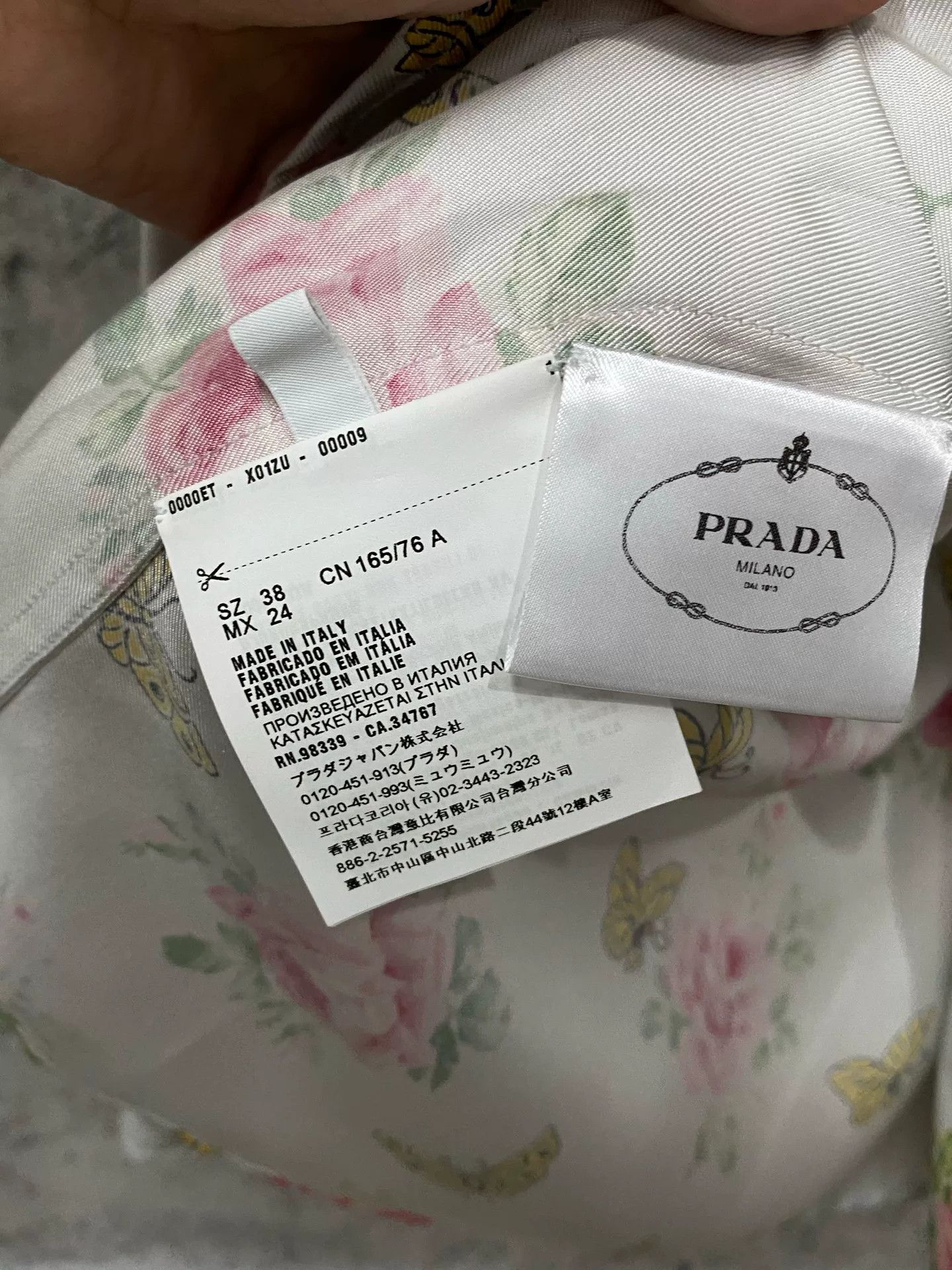 Prada Prada Floral Butterfly Jacket Size 38 Size XS / US 0-2 / IT 36-38 - 8 Thumbnail