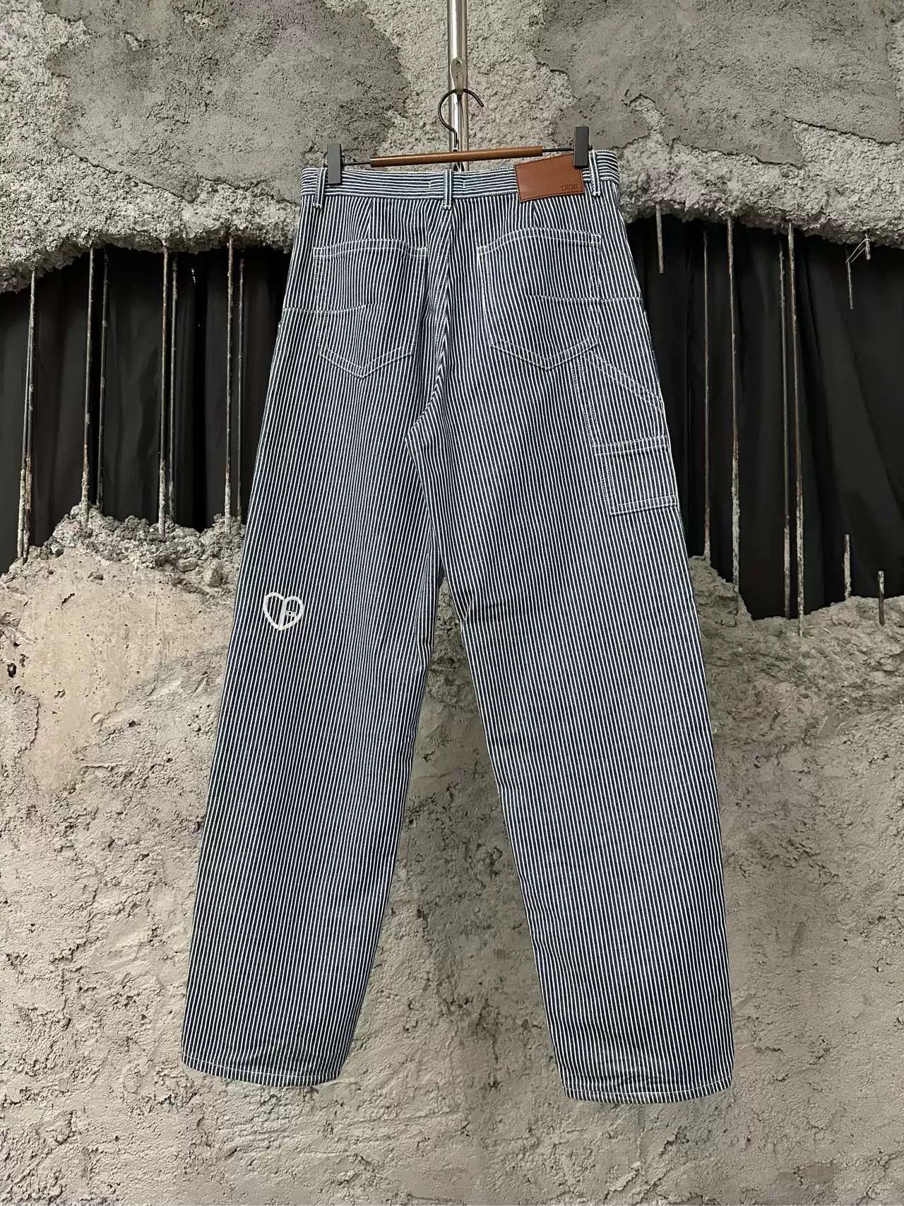 Dior Dior Pinstripe Casual Pants Size 30 Size US 30 / EU 46 - 3 Thumbnail