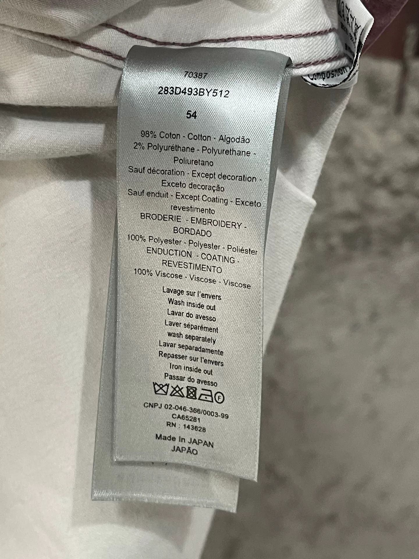 Dior Dior Logo Embroidery Jacket Size 54 Size US L / EU 52-54 / 3 - 9 Thumbnail