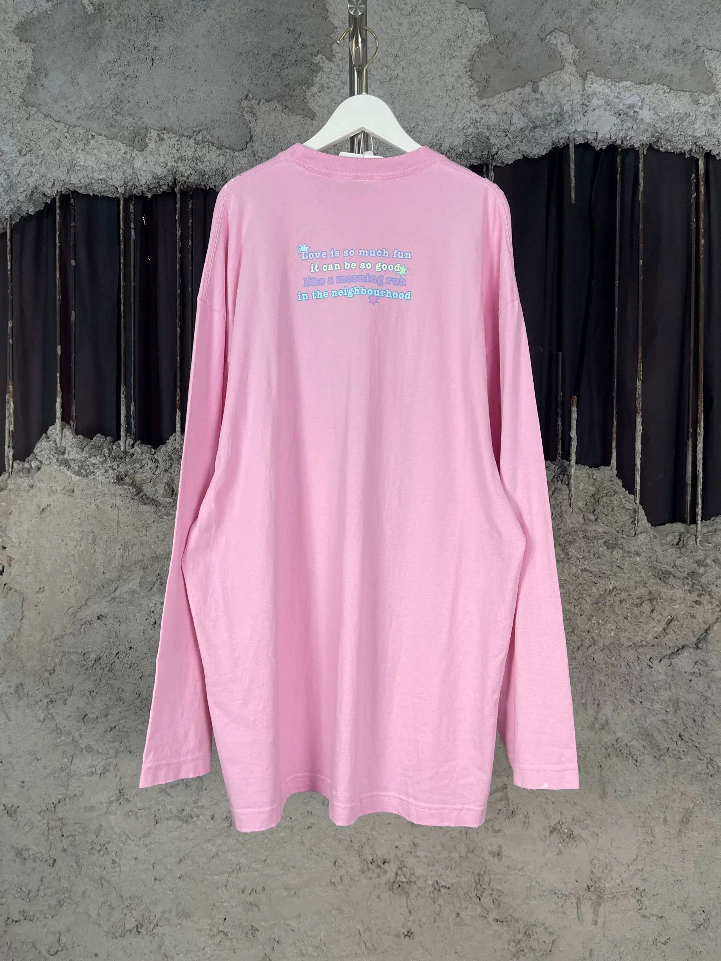 Balenciaga Balenciaga Bear Graphic Long Sleeve T-Shirt Size XS Size US XS / EU 42 / 0 - 3 Thumbnail