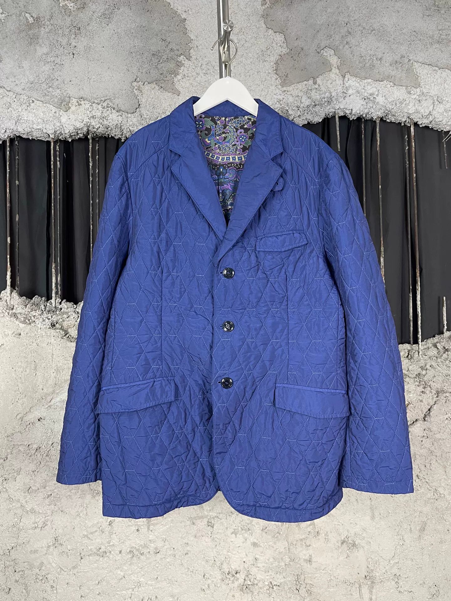 Etro Etro Quilted Blazer Size L Size US L / EU 52-54 / 3 - 2 Thumbnail