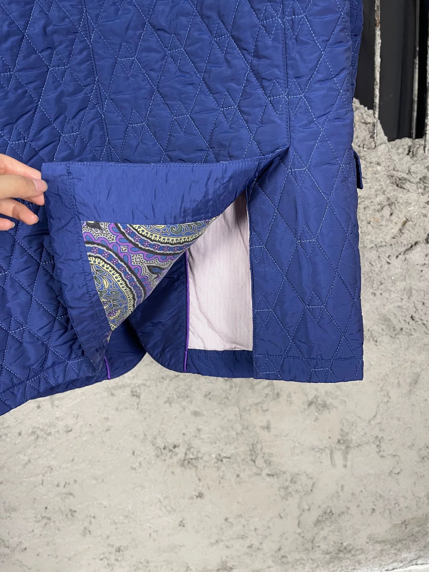 Etro Etro Quilted Blazer Size L Size US L / EU 52-54 / 3 - 7 Thumbnail