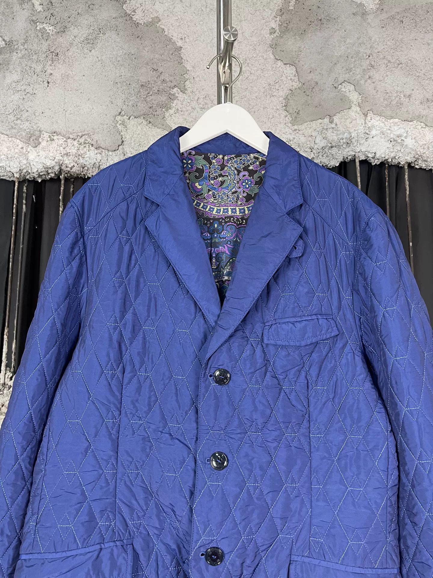 Etro Etro Quilted Blazer Size L Size US L / EU 52-54 / 3 - 4 Thumbnail