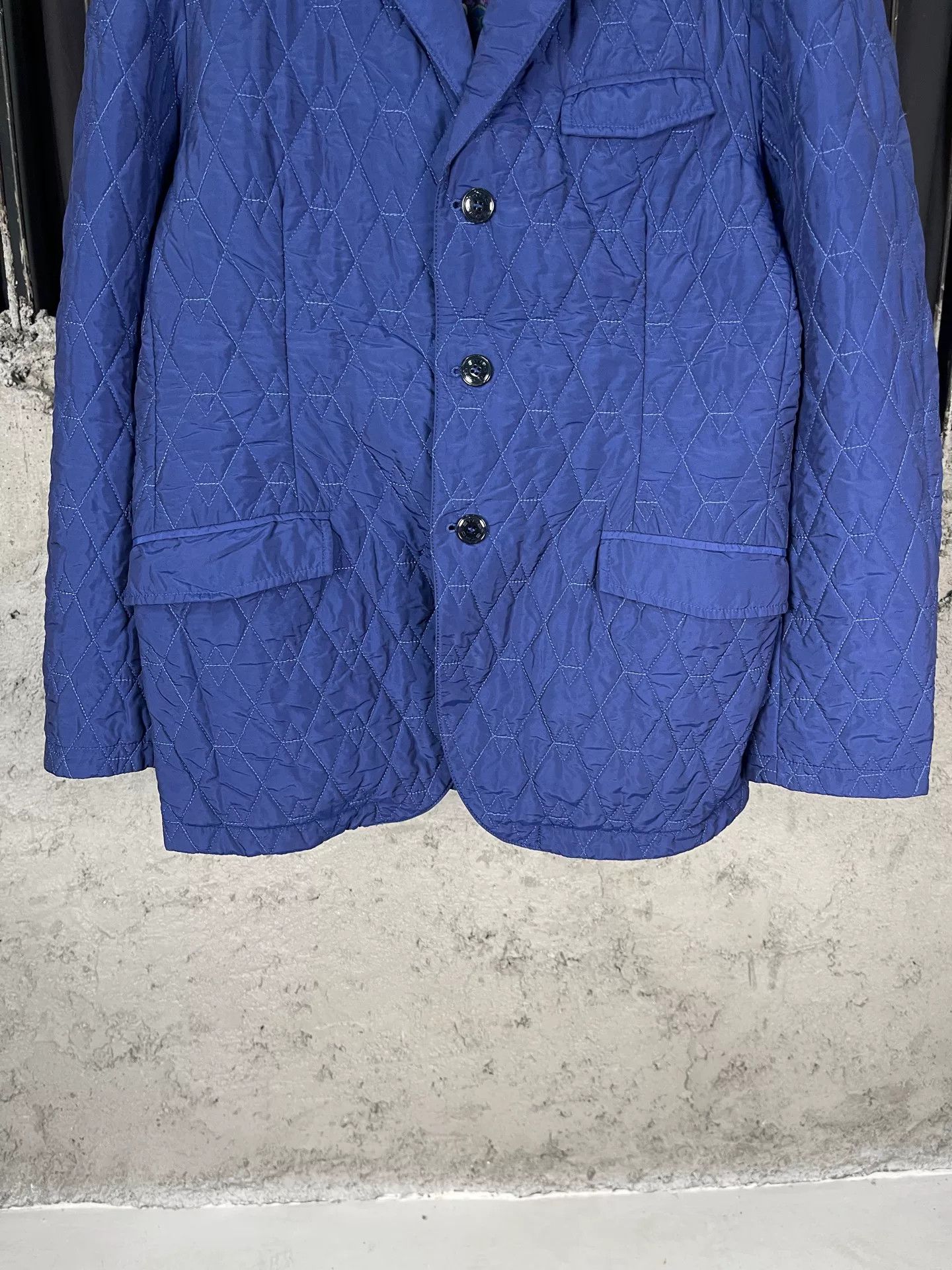 Etro Etro Quilted Blazer Size L Size US L / EU 52-54 / 3 - 5 Thumbnail