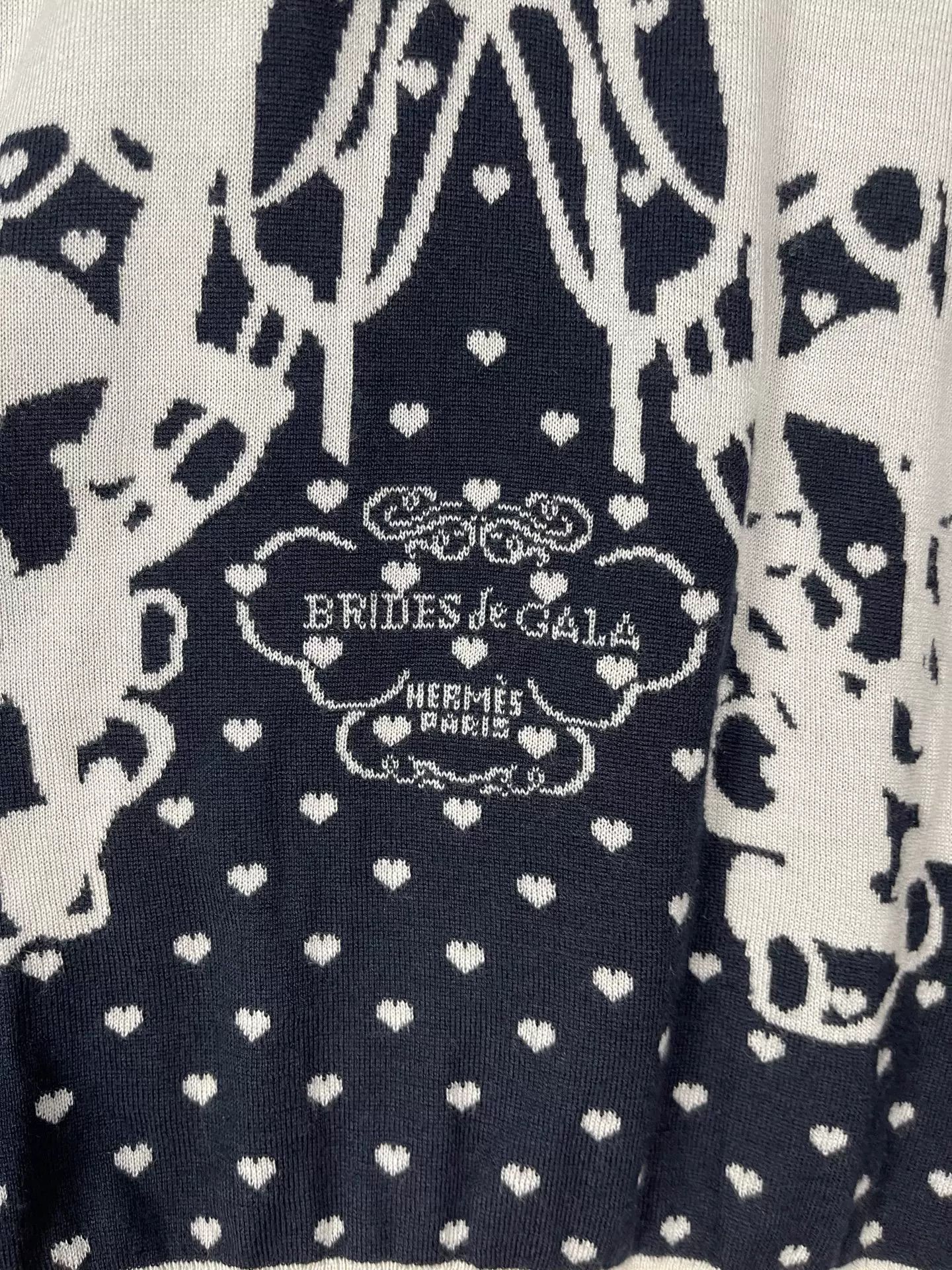 Hermes Hermes Brides de Gala Cashmere Silk Sweater Size 36 Size XS / US 0-2 / IT 36-38 - 6 Thumbnail