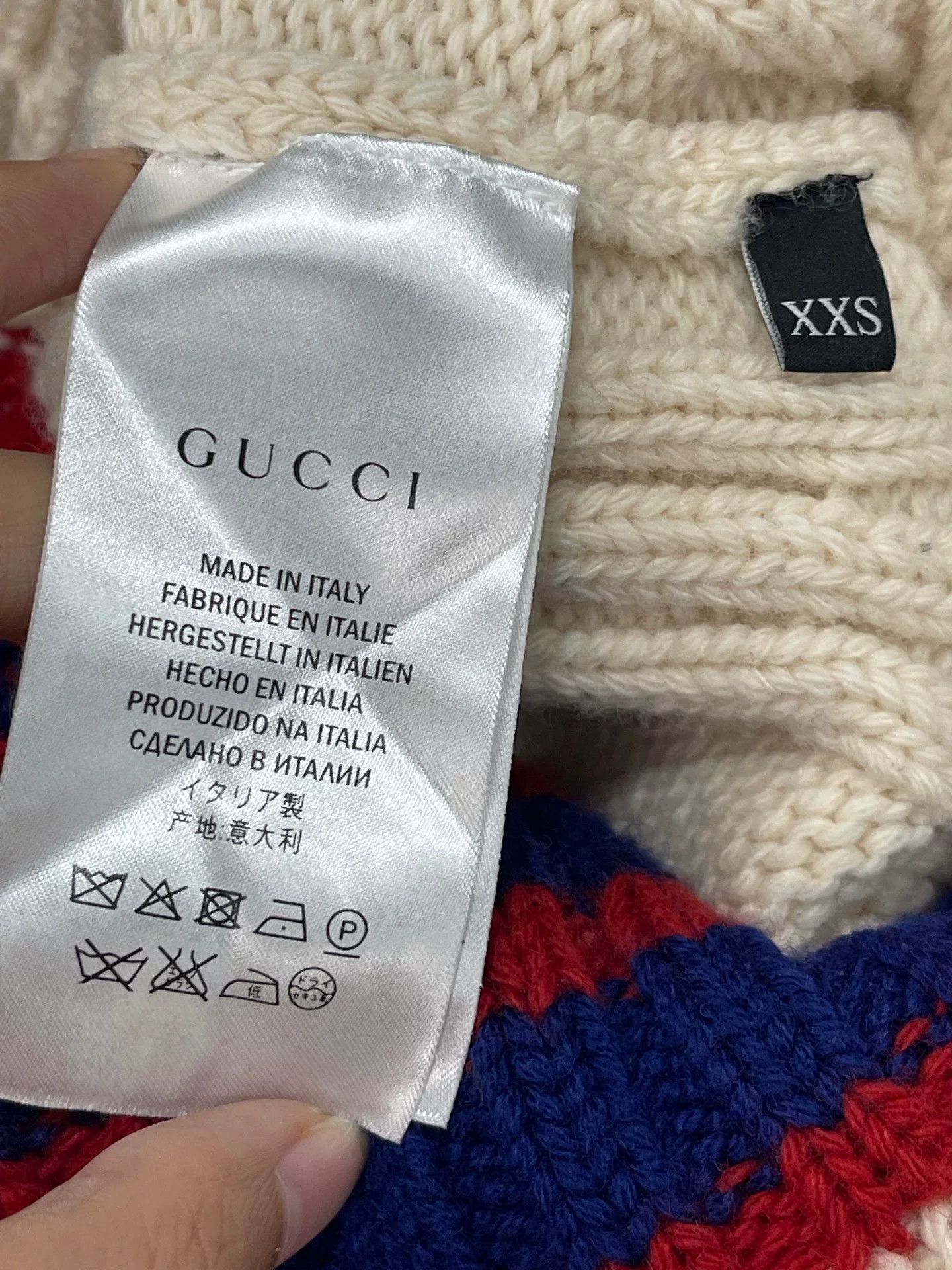 Gucci Gucci Bee Cable Knit Sweater Size XXS Size US XXS / EU 40 - 9 Thumbnail