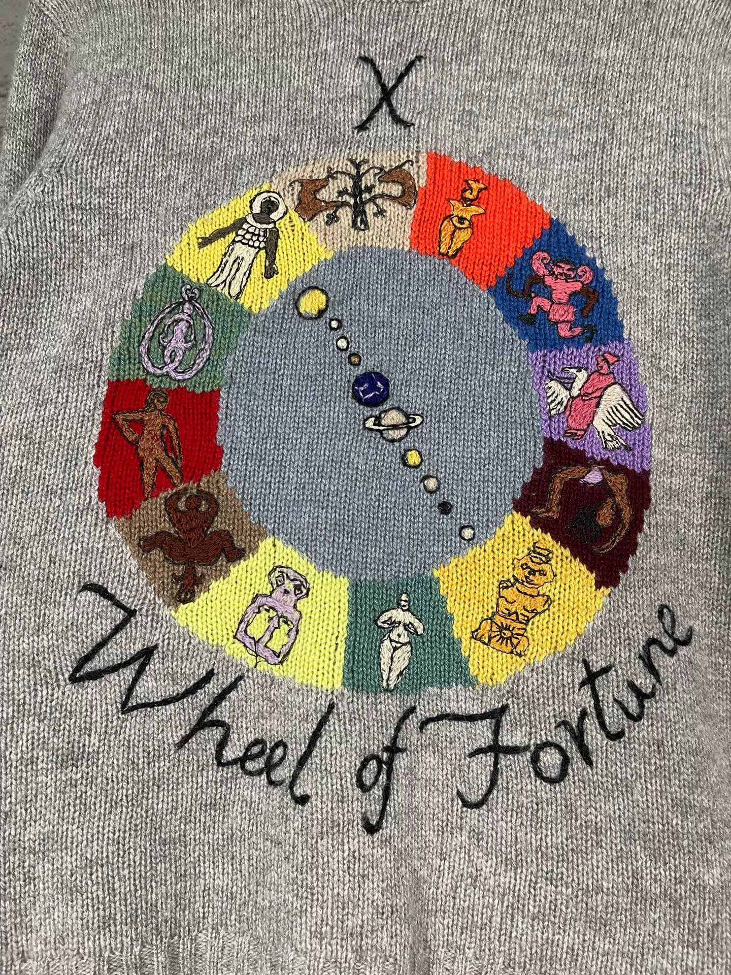 Dior Dior Motherpeace Wheel of Fortune Sweater Size 36 Size XS / US 0-2 / IT 36-38 - 6 Thumbnail