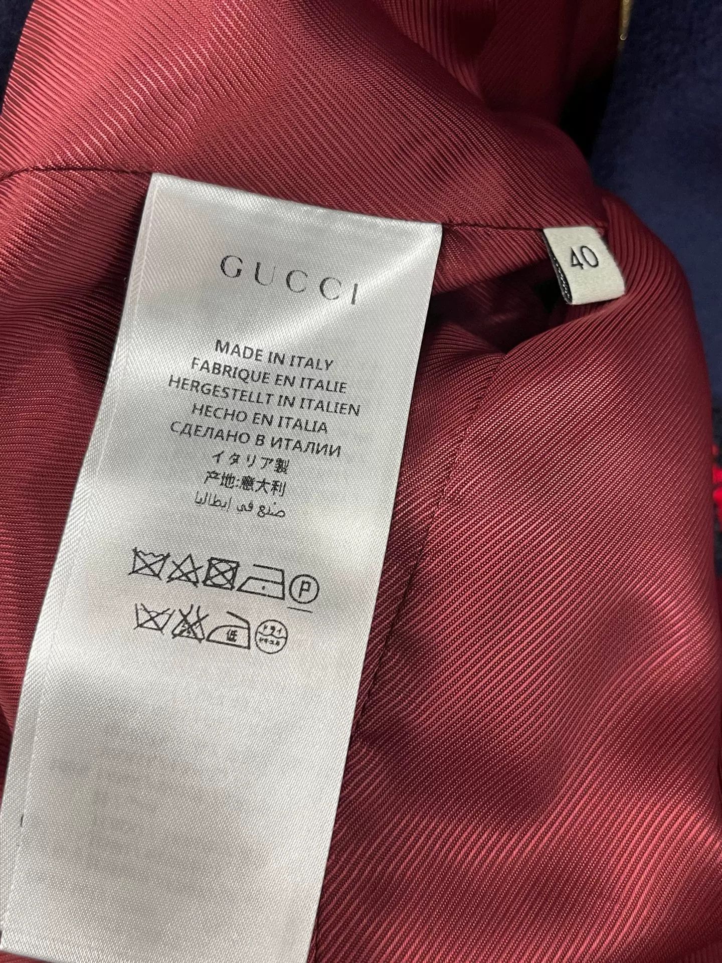 Gucci Gucci Butterfly Embroidered Wool Jacket Size 40 Size S / US 4 / IT 40 - 9 Thumbnail