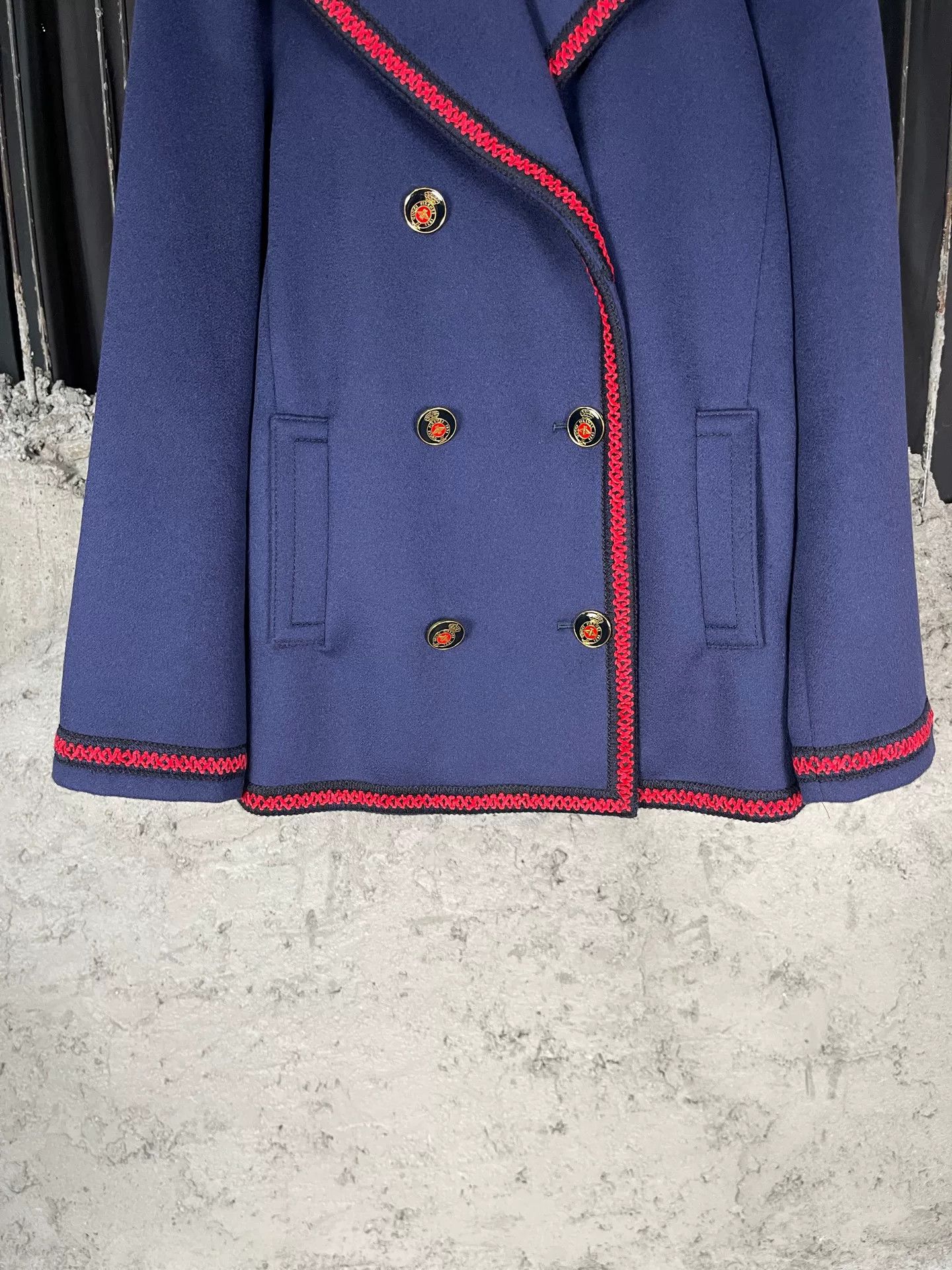 Gucci Gucci Butterfly Embroidered Wool Jacket Size 40 Size S / US 4 / IT 40 - 5 Thumbnail