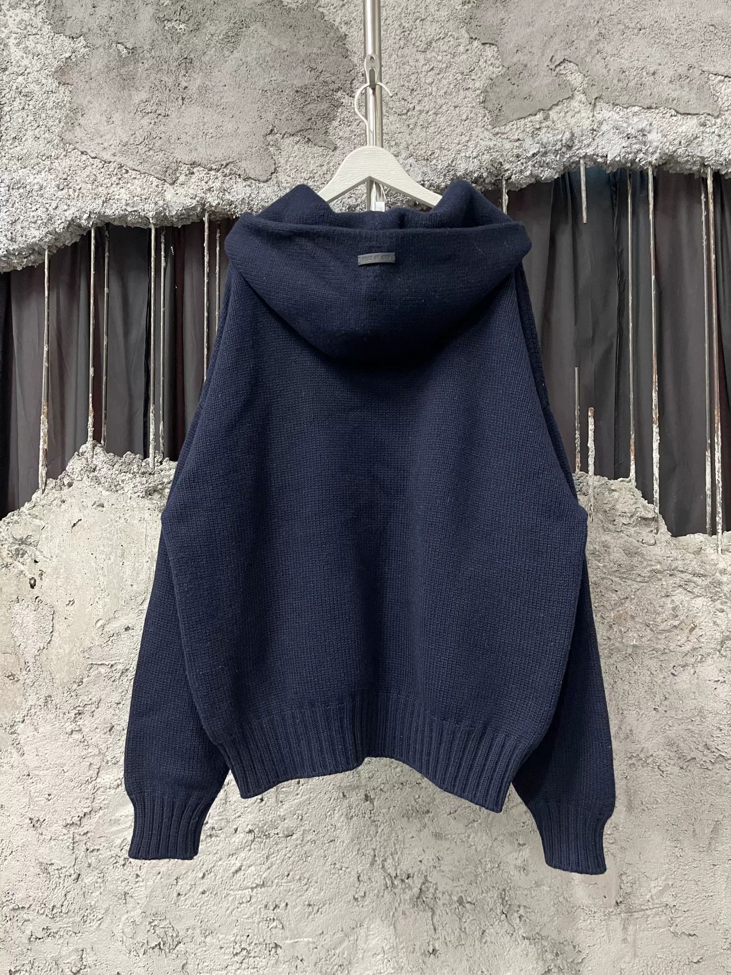 Fear of God Fear of God Knit Hoodie Size M Size US M / EU 48-50 / 2 - 3 Thumbnail