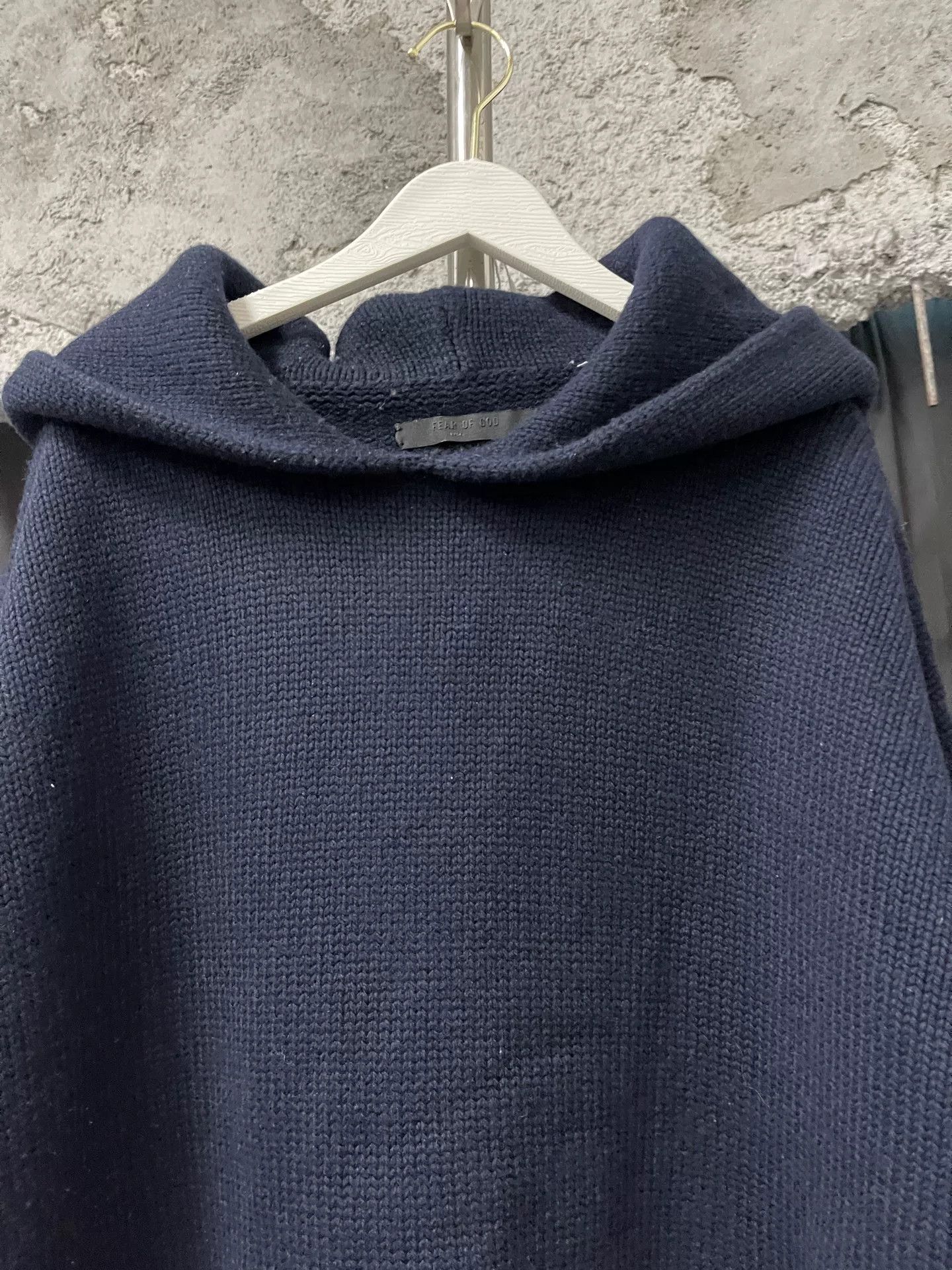Fear of God Fear of God Knit Hoodie Size M Size US M / EU 48-50 / 2 - 4 Thumbnail