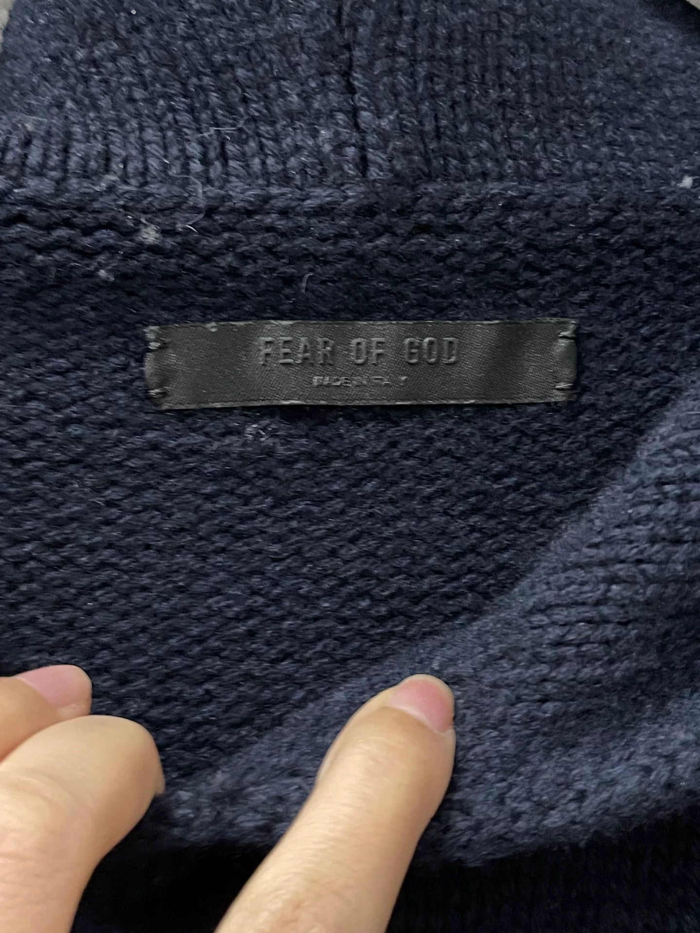 Fear of God Fear of God Knit Hoodie Size M Size US M / EU 48-50 / 2 - 6 Thumbnail