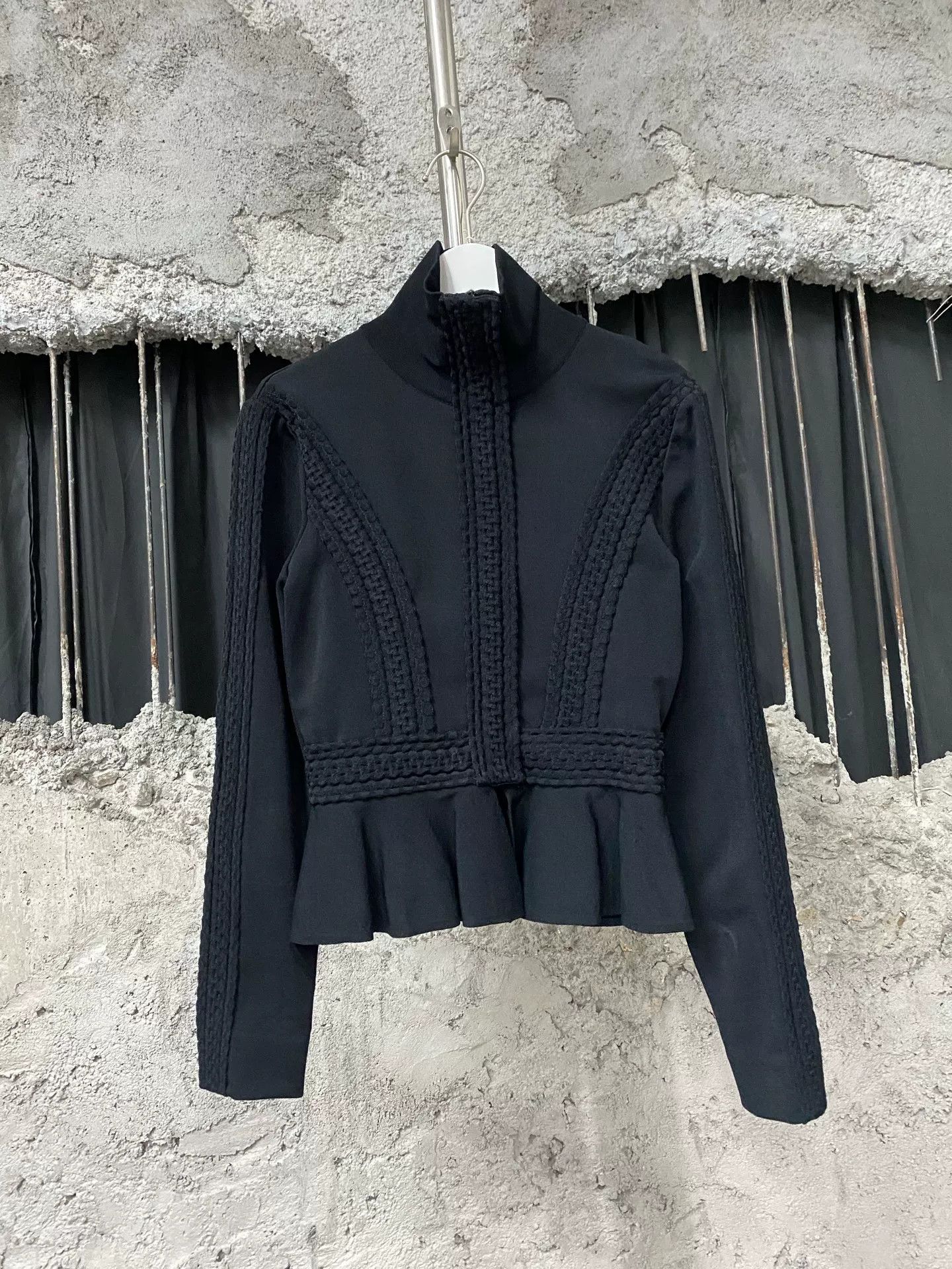 Valentino Valentino Black Peplum Jacket Size S Size S / US 4 / IT 40 - 2 Thumbnail
