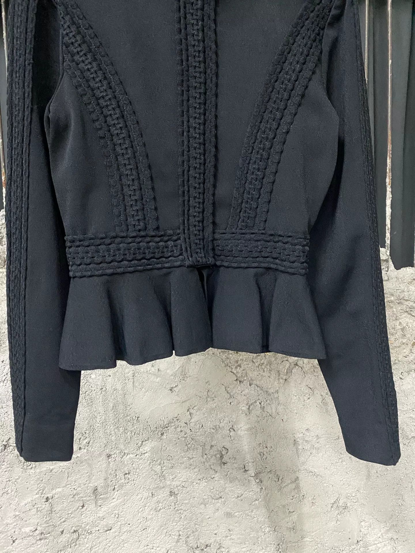 Valentino Valentino Black Peplum Jacket Size S Size S / US 4 / IT 40 - 5 Thumbnail