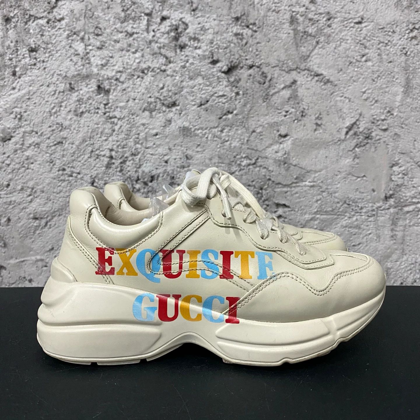 Gucci Gucci Exquisite Logo Chunky Sneakers Size 35 Size US 5 / IT 35 - 2 Thumbnail