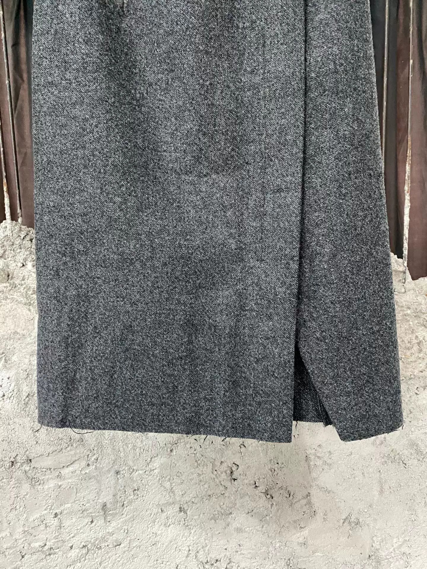 Prada Prada Wool Midi Skirt Size 38 Size 26" / US 2 / IT 38 - 5 Thumbnail