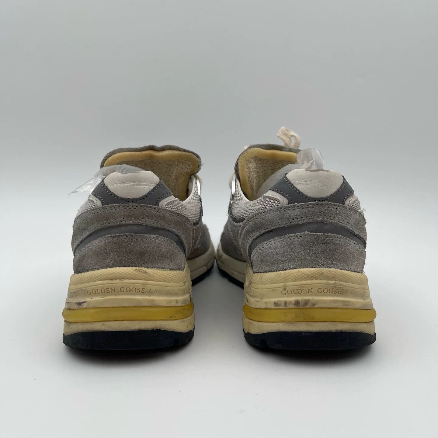 Golden Goose Golden Goose Gray Suede Dad Sneakers Size 37 Size US 7 / IT 37 - 4 Thumbnail