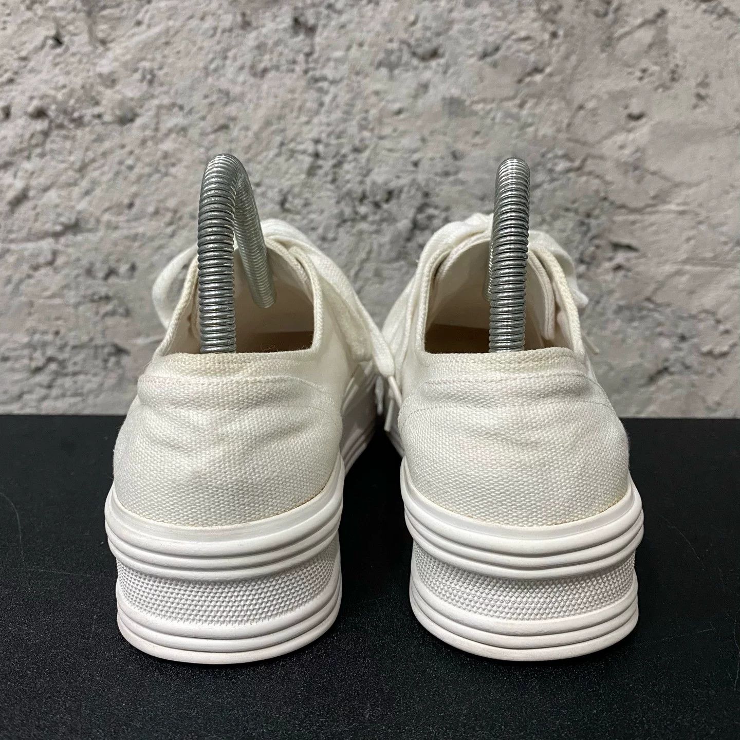Celine Celine Canvas Platform Triomphe Sneakers Size 35 Size US 4 / IT 34 - 4 Thumbnail