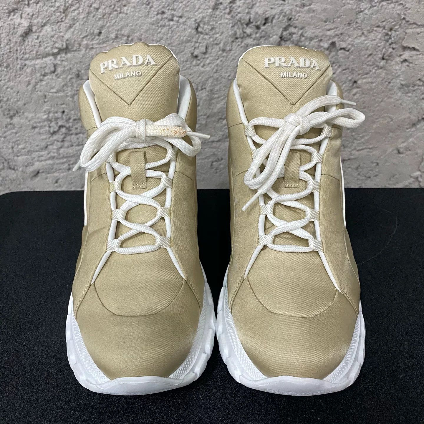 Prada Prada Re-Nylon High-Top Sneakers Size 35.5 Size US 5.5 / IT 35.5 - 7 Thumbnail