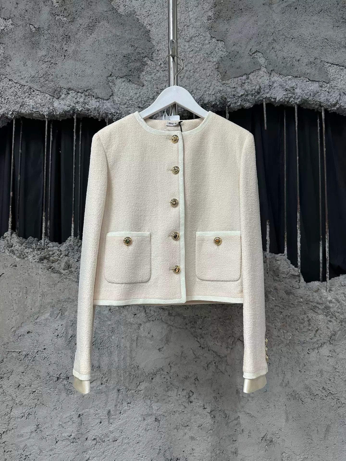 Miu Miu Miu Miu Bouclé Jacket IT 40 Size S / US 4 / IT 40 - 2 Thumbnail