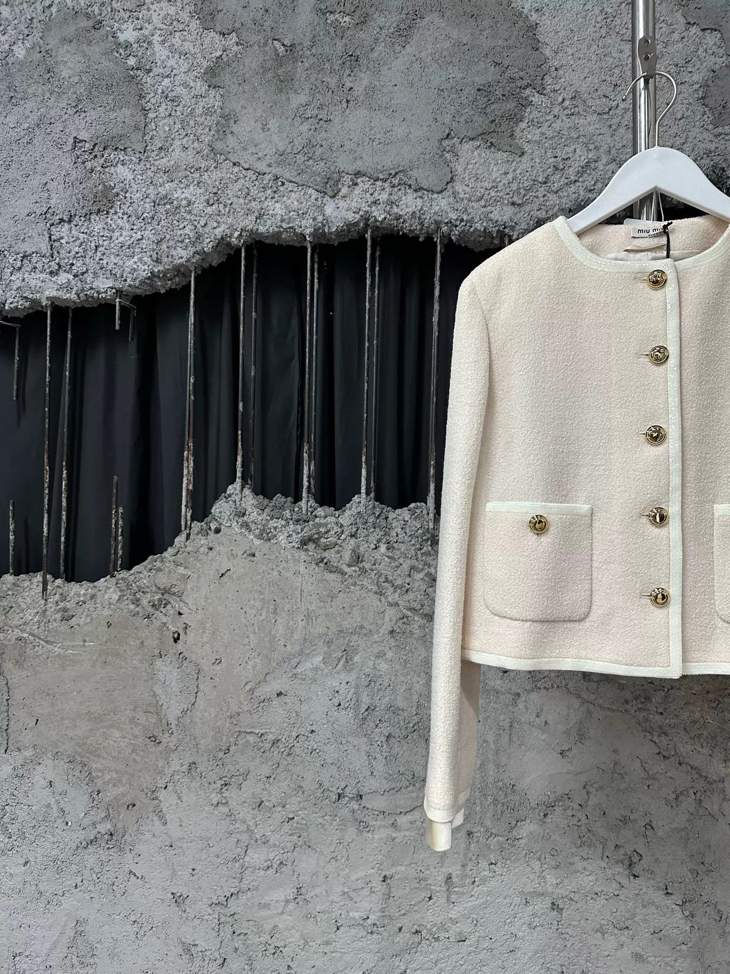 Miu Miu Miu Miu Bouclé Jacket IT 40 Size S / US 4 / IT 40 - 4 Thumbnail