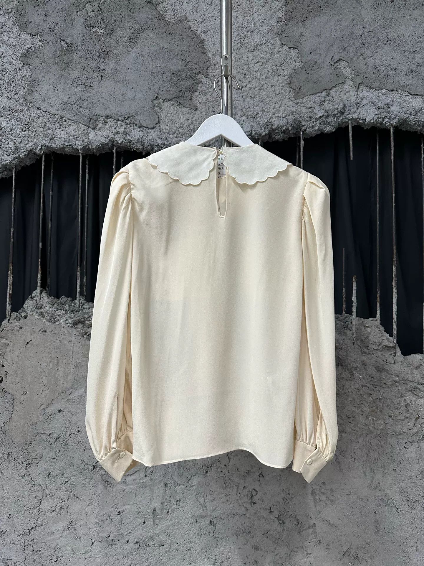 Miu Miu Miu Miu Peter Pan Collar Bow Blouse Size 36 Size XS / US 0-2 / IT 36-38 - 3 Thumbnail