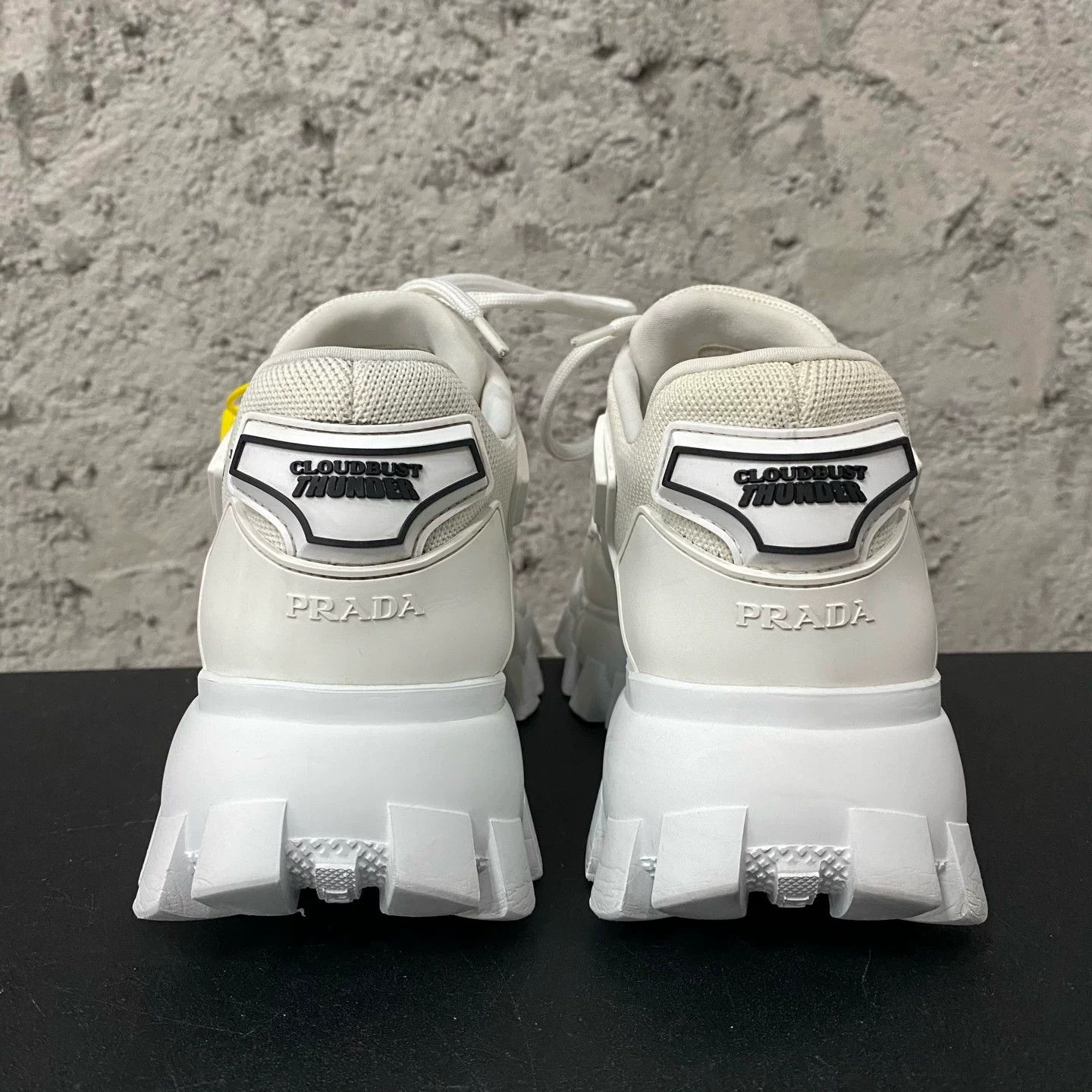 Prada Prada White Cloudbust Thunder Sneakers Size 37 Size US 7 / IT 37 - 4 Thumbnail