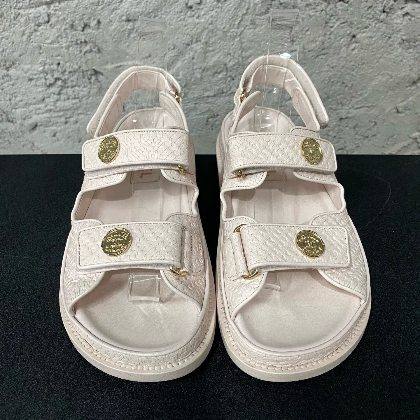 Chanel Chanel Logo Strap Sandals Size 38 Size US 8 / IT 38 - 7 Thumbnail