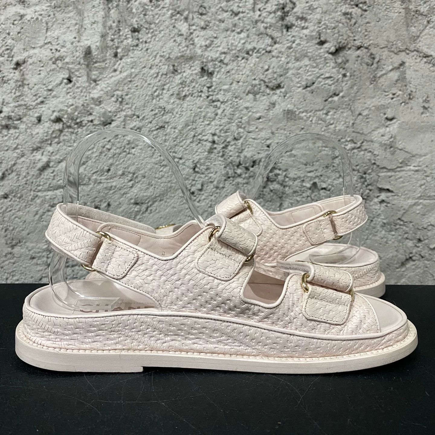Chanel Chanel Logo Strap Sandals Size 38 Size US 8 / IT 38 - 5 Thumbnail