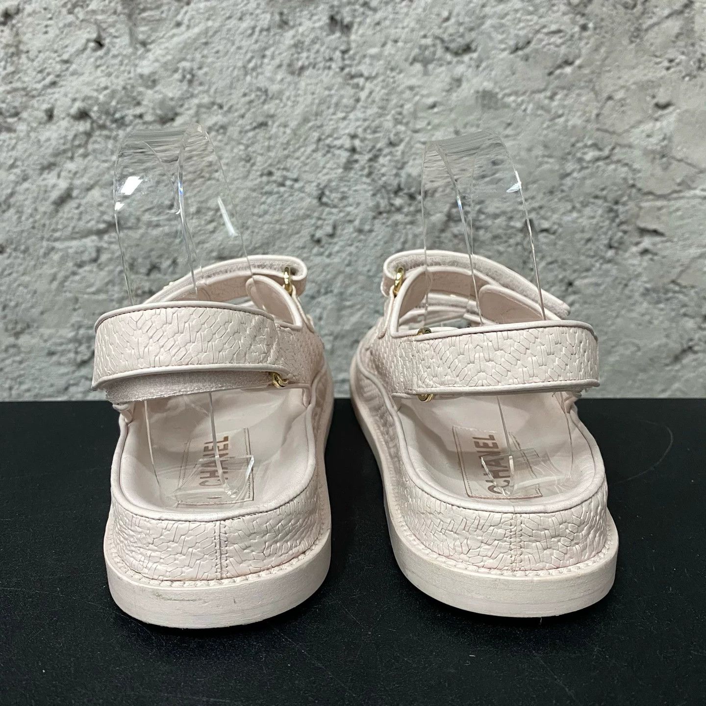 Chanel Chanel Logo Strap Sandals Size 38 Size US 8 / IT 38 - 4 Thumbnail