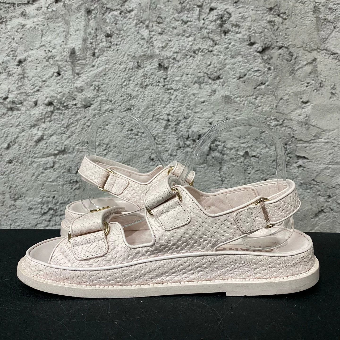 Chanel Chanel Logo Strap Sandals Size 38 Size US 8 / IT 38 - 6 Thumbnail