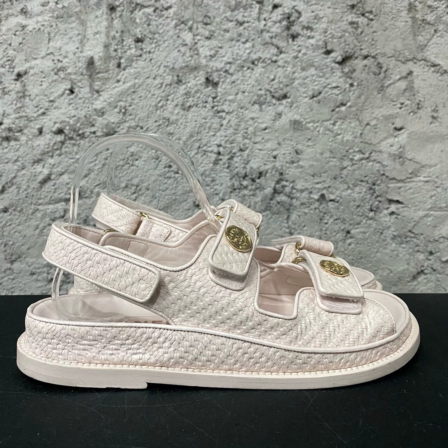 Chanel Chanel Logo Strap Sandals Size 38 Size US 8 / IT 38 - 2 Thumbnail