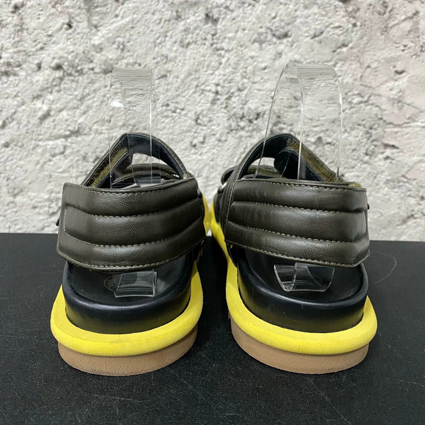 Dries Van Noten Dries Van Noten Olive Padded Sandals Size 39 Size US 9 / IT 39 - 4 Thumbnail