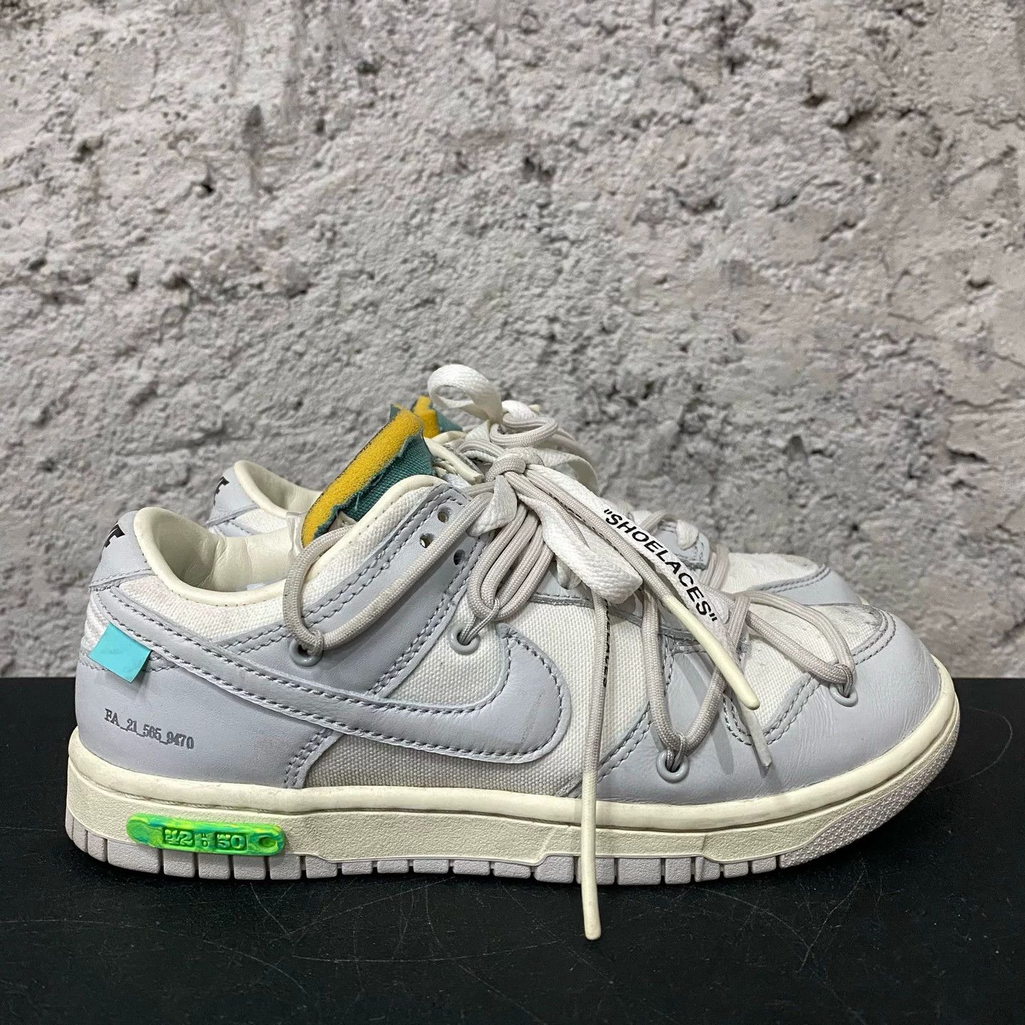 Nike Nike x Off-White Dunk Low Lot 22 Sneakers US 5 Size US 5 / EU 37 - 2 Thumbnail