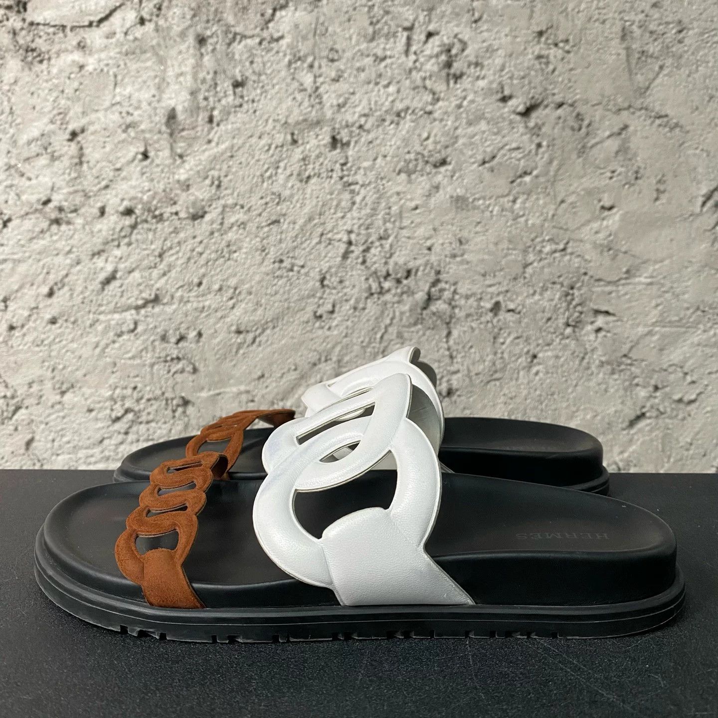 Hermes Hermes Multi-Color Slide Sandals Size 38 Size US 8 / IT 38 - 3 Thumbnail