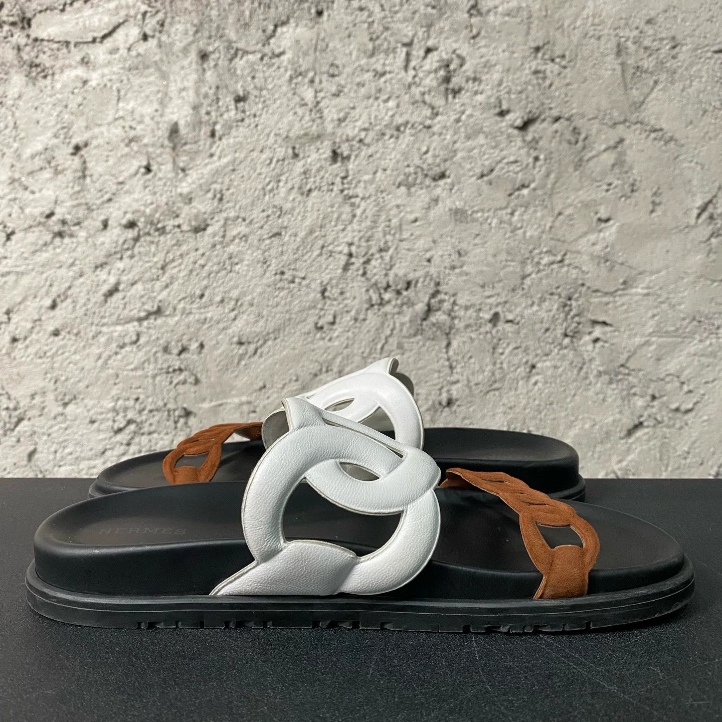 Hermes Hermes Multi-Color Slide Sandals Size 38 Size US 8 / IT 38 - 5 Thumbnail