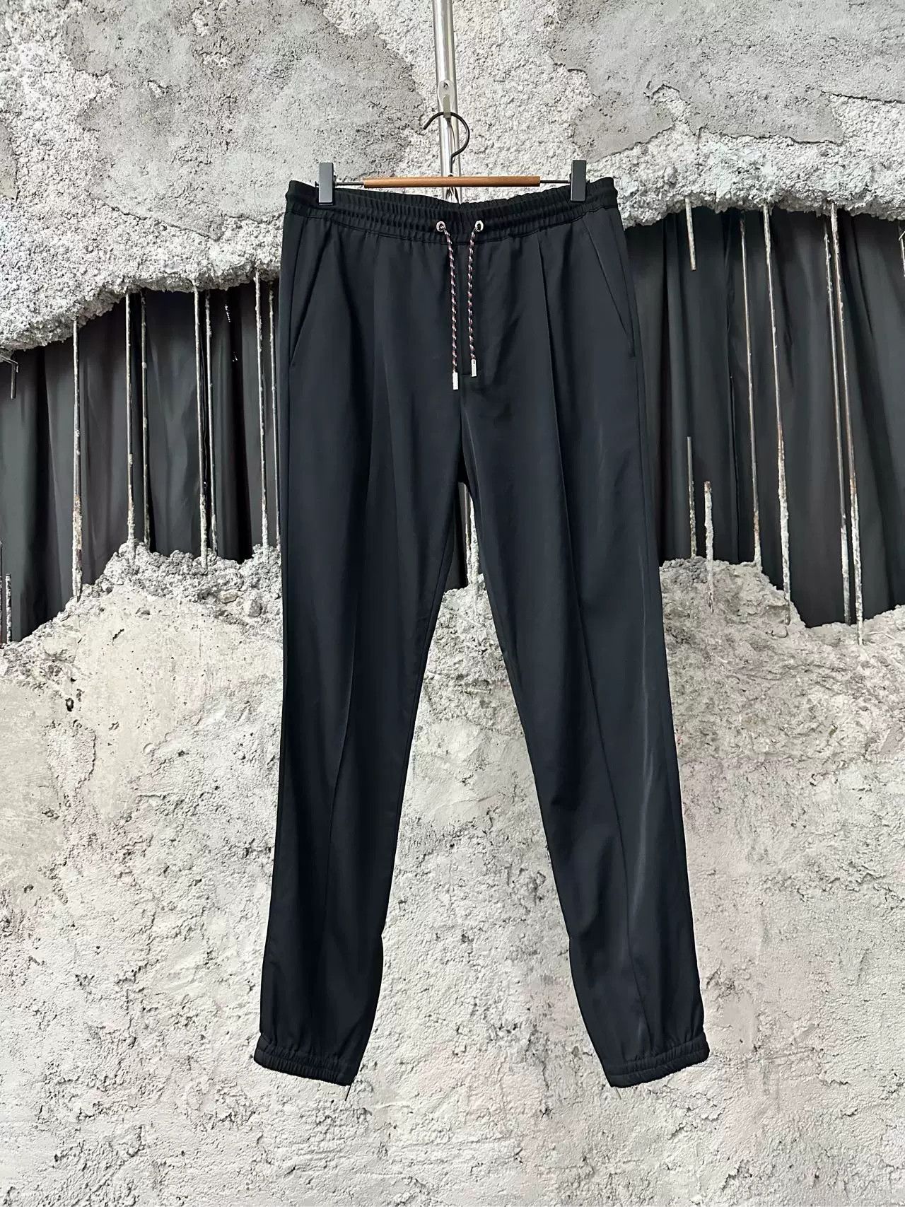 Dior Dior Virgin Wool Drawstring Joggers Size 30 Size US 30 / EU 46 - 2 Thumbnail