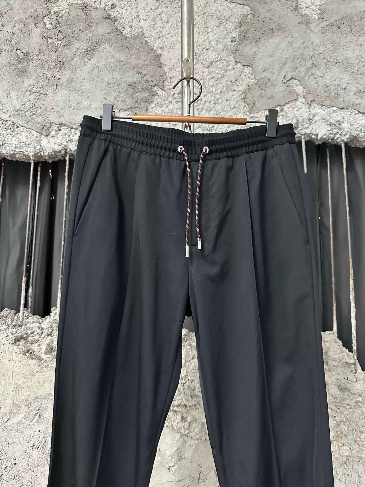 Dior Dior Virgin Wool Drawstring Joggers Size 30 Size US 30 / EU 46 - 4 Thumbnail