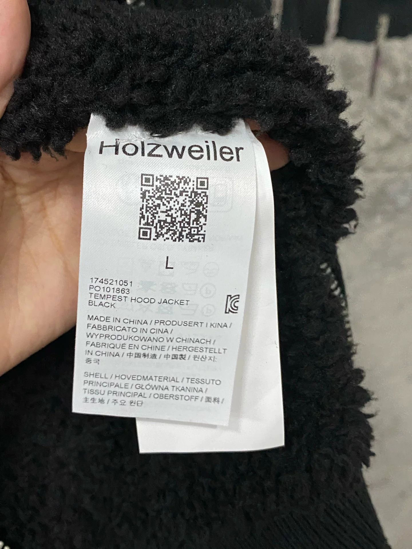 Holzweiler Holzweiler Tempest Zip Hoodie Jacket Size L Size US L / EU 52-54 / 3 - 8 Thumbnail