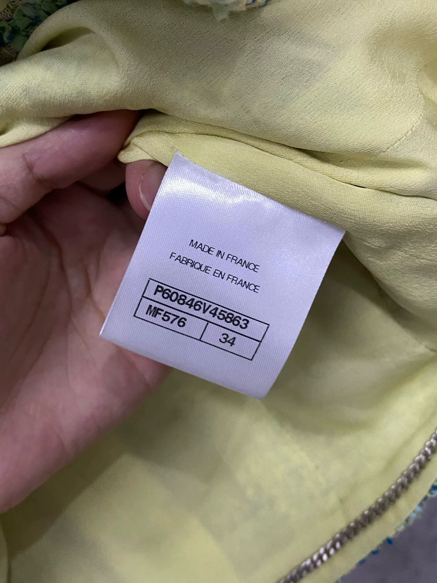 Chanel Chanel Green Tweed Jacket Size 34 Size XS / US 0-2 / IT 36-38 - 8 Thumbnail