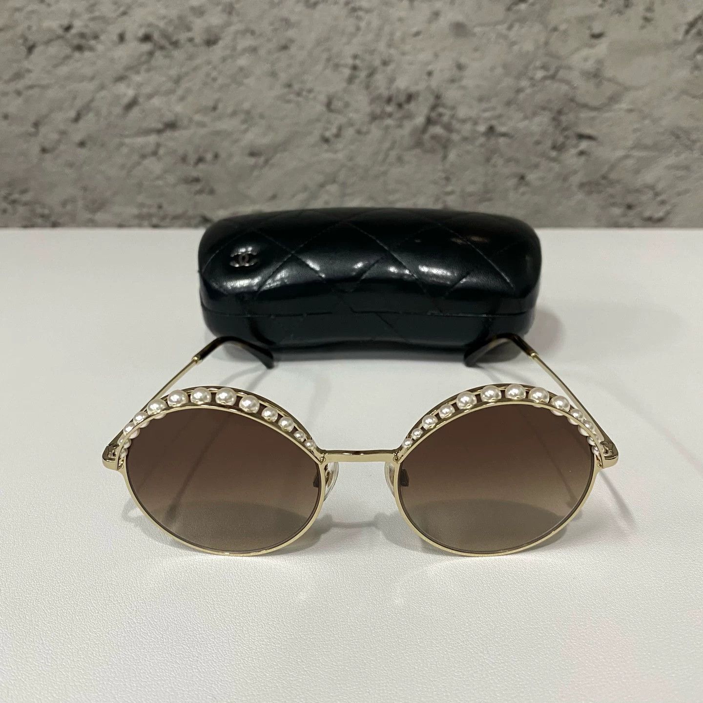Chanel Chanel 4234-H Pearl Round Sunglasses Size ONE SIZE - 9 Thumbnail