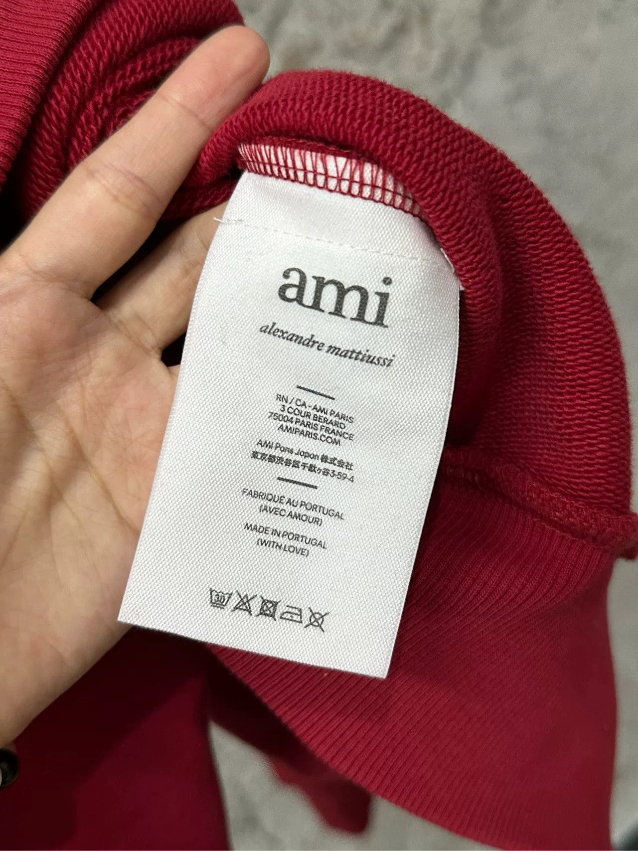 AMI Ami Paris Logo Hoodie Size L Size US L / EU 52-54 / 3 - 8 Thumbnail